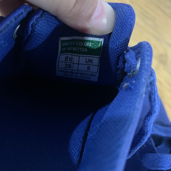 Benetton sneakers. Used. Size 28 (UK9) - Picture 2 of 7